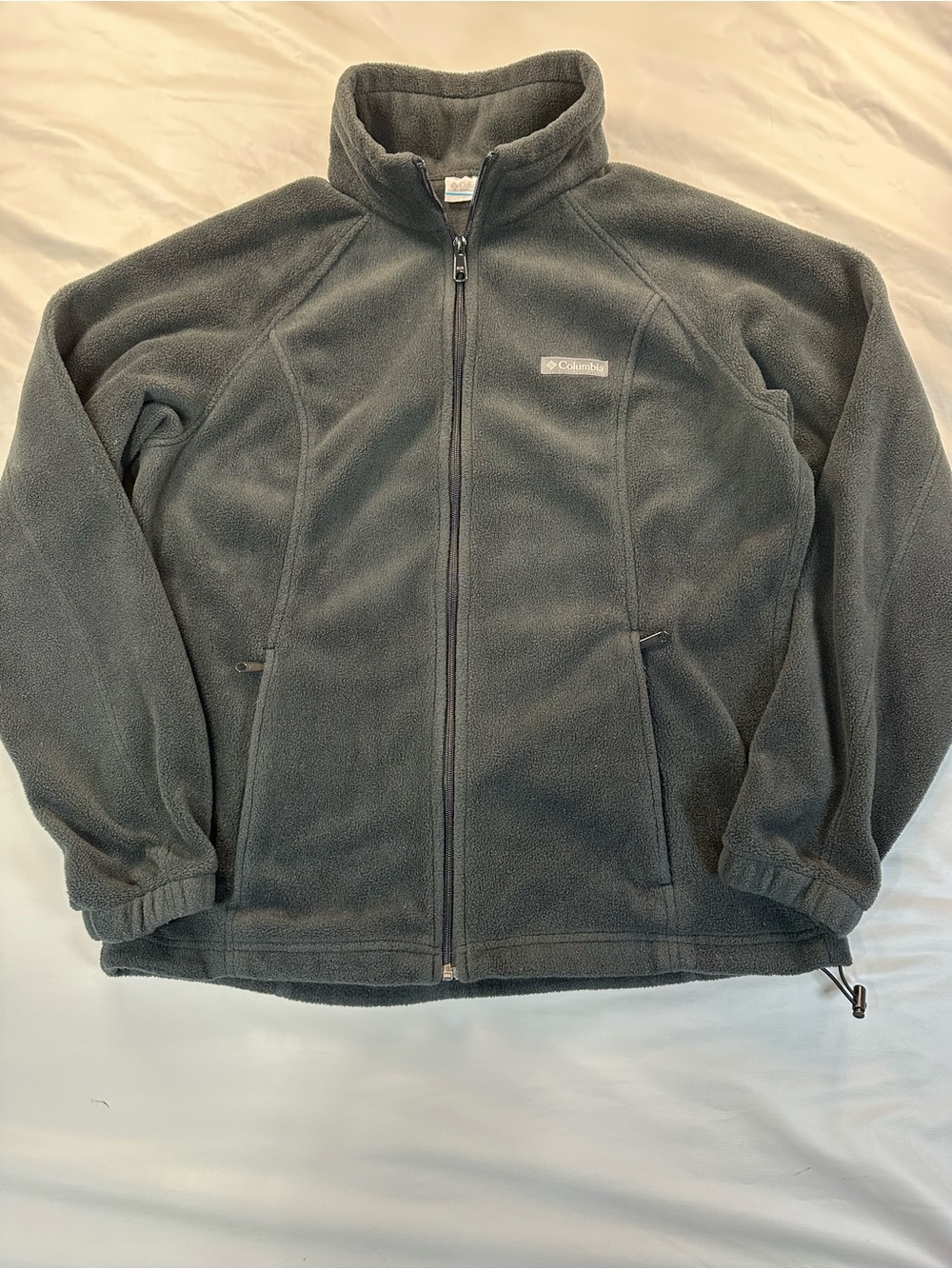 Columbia Men's Charcoal Full-Zip Fleece Jacket